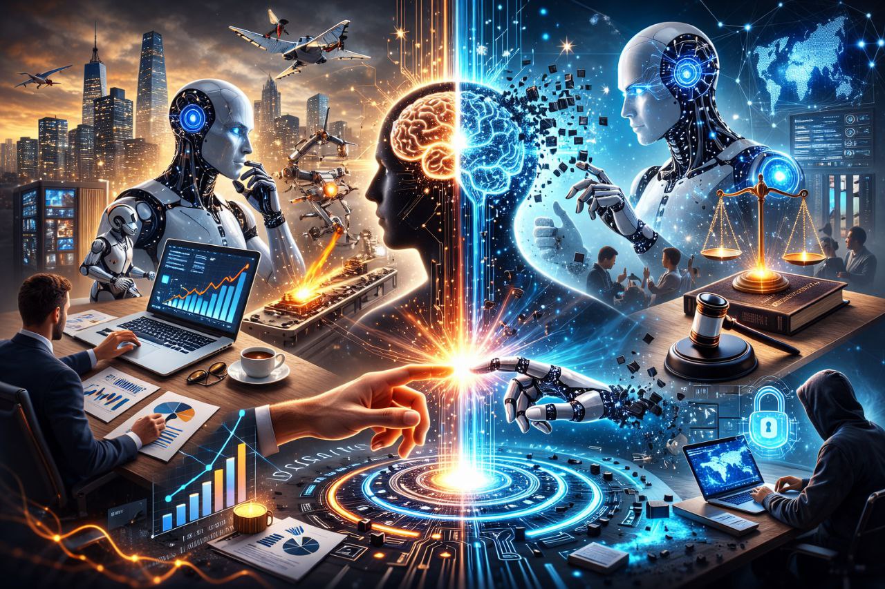 6 قضايا كبرى :عندما يتفوق الذكاء الاصطناعي… ماذا يتبقى للإنسان؟