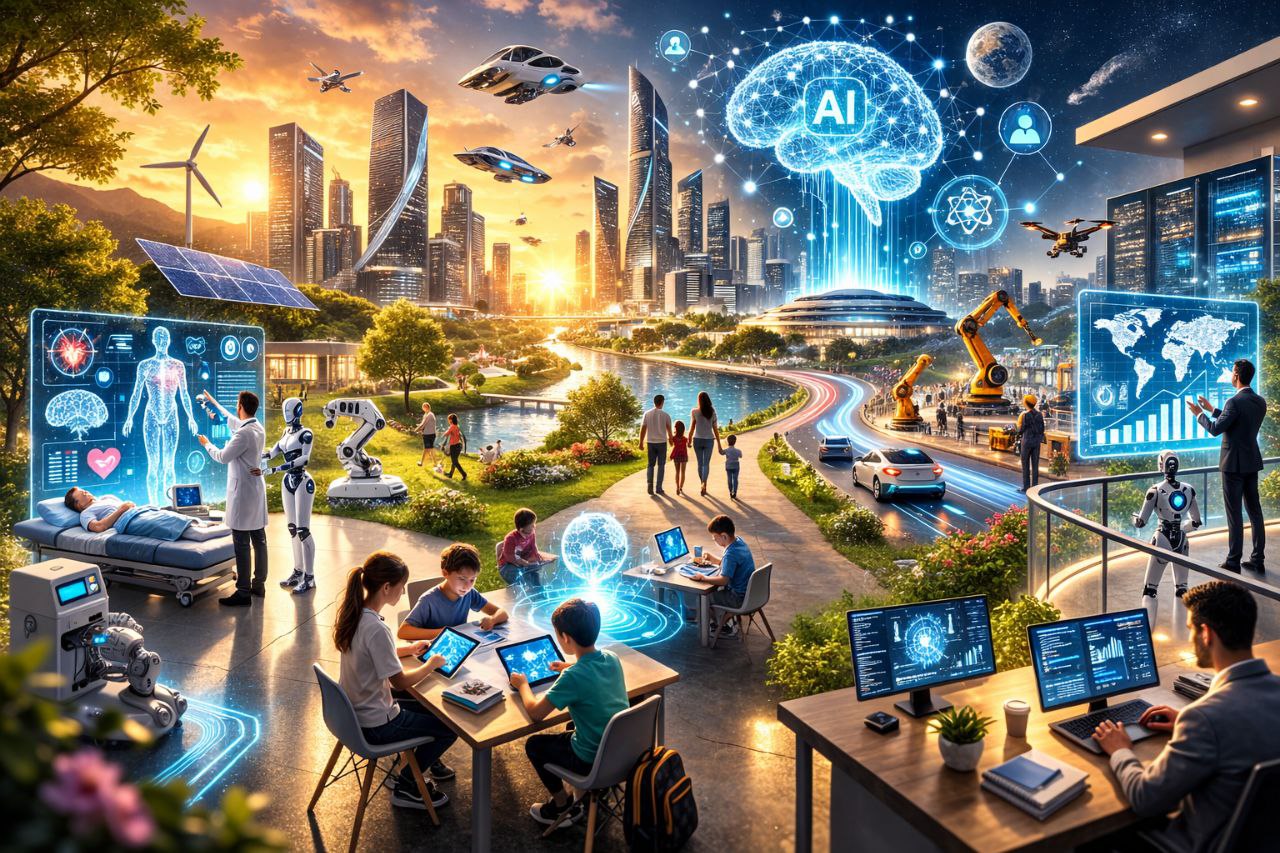 السيناريو الأول: عصر الازدهار التكنولوجي