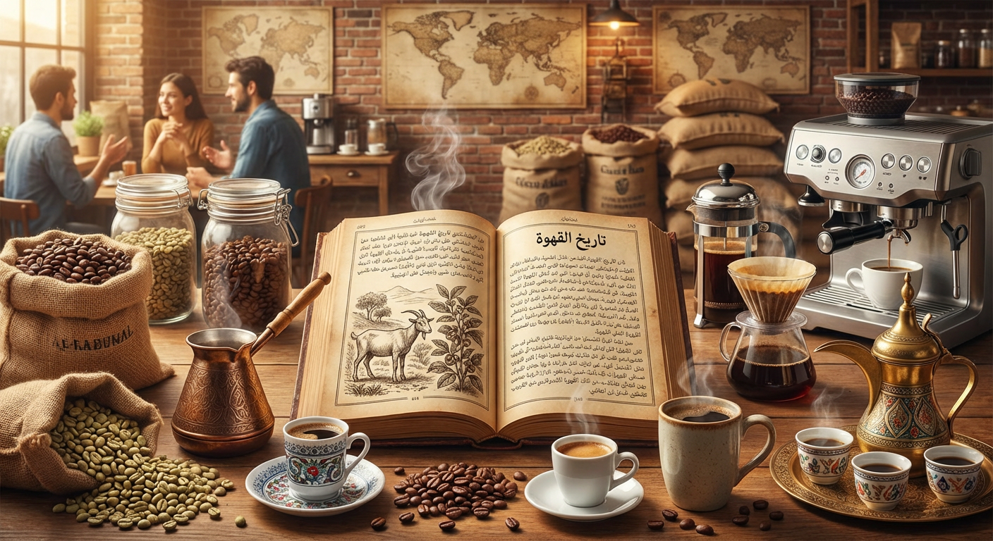 اقوي 7 اسرار عن رحلة القهوة من إثيوبيا إلى العالم: تاريخ البن وأنواعه وطرق تحضيره