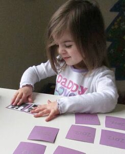 Memory game for preschoolers to improve cognitive skills