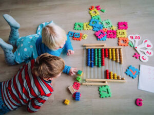 Counting and number games for preschool cognitive development